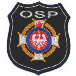 Emblemat OSP z logo ZOSP