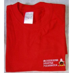 T-shirt z haftowanym logo MDP