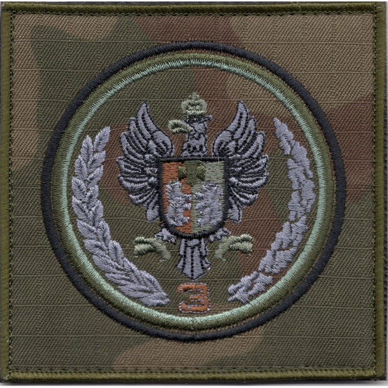 Emblemat polowy 3 Podkarpackiej Brygady Obrony Terytorialnej - wersja 2