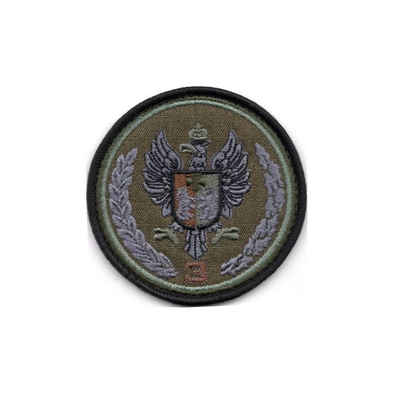 Emblemat polowy 3 Podkarpackiej Brygady Obrony Terytorialnej - oficjalny