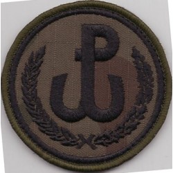 Emblemat Dowództwa Wojsk Obrony Terytorialnej na mundur polowy (wg systemowego projektu)