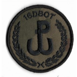 Emblemat 16 DBOT na mundur polowy (wg załącznika do Decyzji Nr77/MON z 10.05.2019 r.)