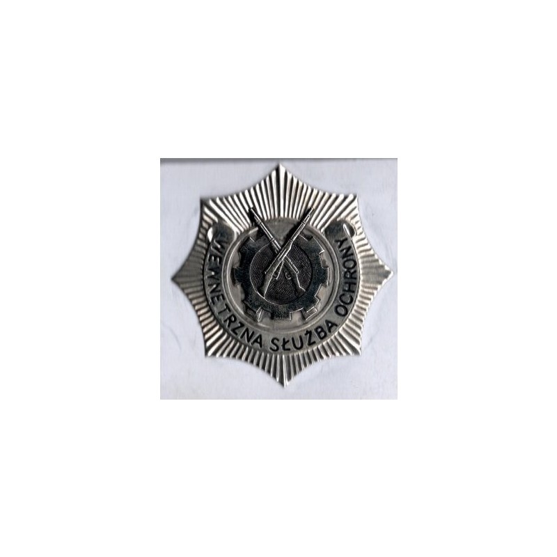 Metalowa Oznaka Wewnętrznch Służb Ochrony