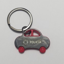 Brelok auto Policja (czerwone)