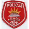 Naszywka Policja Zespół ATK (czerwony)