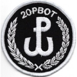 Oznaka rozpoznawcza 20 Przemyskiej Brygady Obrony Terytorialnej na mundur galowy i wyjściowy