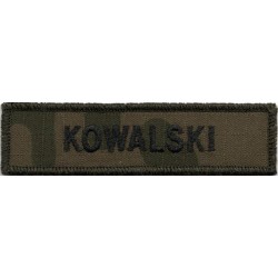 Identyfikator z nazwiskiem 133A/MON - rip-stop