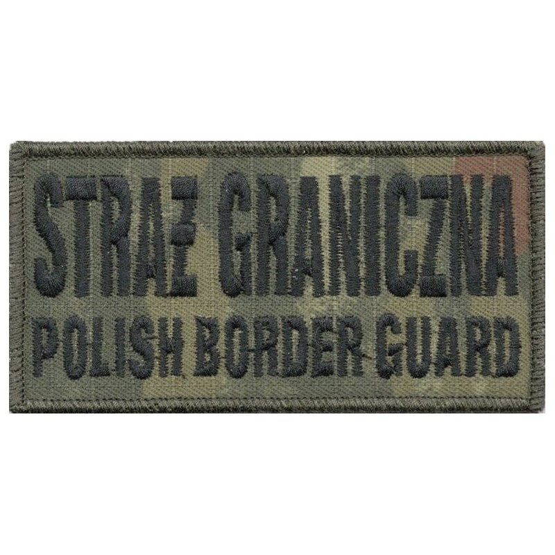 Straż Graniczna Polish Border Guard - naszywka polowa rzep