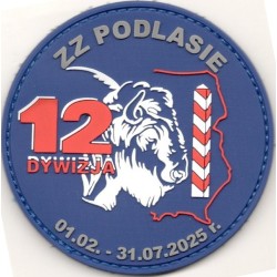ZZ Podlasie 12 DZ  - naszywka gumowa PVC (rzep)