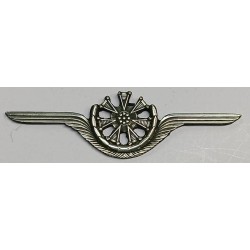 Odznaka wojskowego mechanika lotniczego - turbinka kolor srebrny