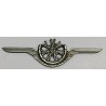 Odznaka wojskowego mechanika lotniczego - turbinka kolor srebrny