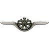 Odznaka wojskowego mechanika lotniczego - turbinka kolor srebrny