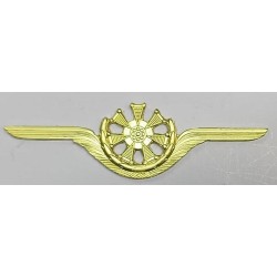 Odznaka wojskowego technika lotniczego - turbinka kolor złoty