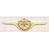 Odznaka wojskowego technika lotniczego - turbinka kolor złoty