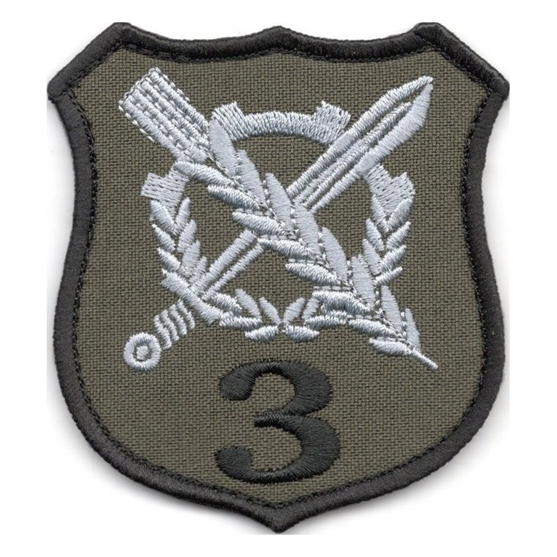 3 Batalion Logistyczny „Ziemi Goleniowskiej” w Glewicach - oznaka rozpoznawcza polowa (rzep)