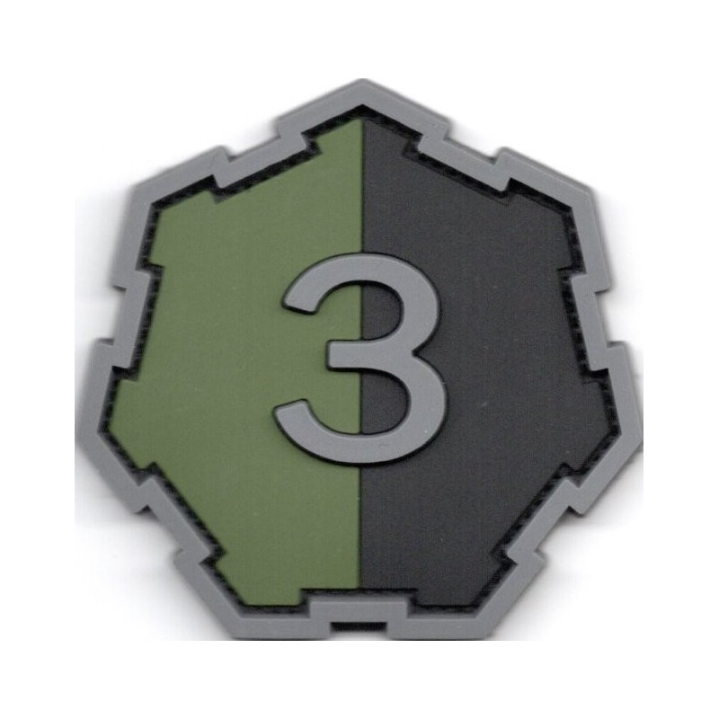 3 Zamojski Batalion Zmechanizowany  - naszywka gumowa PVC (rzep)