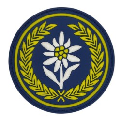 Dowództwo 21 Brygady Strzelców Podhalańskich - naszywka gumowa 3D, PVC (rzep) 75 mm