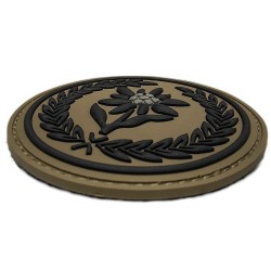 21 Lekki Batalion Górski - 21 BSP - naszywka polowa gumowa 3D, PVC (rzep) 75 mm