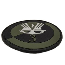 3 Batalion Inżynieryjny - naszywka gumowa PVC (rzep)