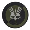 3 Batalion Inżynieryjny - naszywka gumowa PVC (rzep)