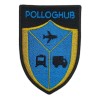 POLLOGHUB Jasionka - naszywka niebieska naszyta na rzep