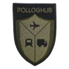 POLLOGHUB Jasionka - naszywka oliwkowo zielona naszyta na rzep